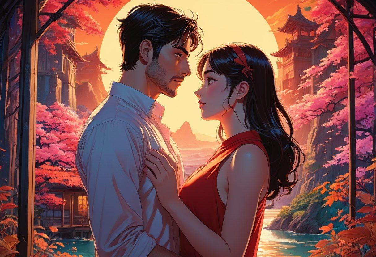 A visually striking collage showcasing various styles of adult animation, including vibrant character designs, whimsical backgrounds, and artistic interpretations. Integrate elements of seduction and fantasy, portraying characters in dynamic poses that convey emotion and allure. Feature a whimsical, dreamlike atmosphere with soft lighting and intoxicating colors. The composition should evoke curiosity and intrigue, inviting viewers to explore deeper into the world of hentai art. super-realistic. vibrant colors. fantasy art.